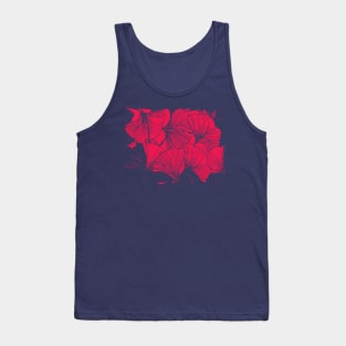 Pink Leaf Tank Top